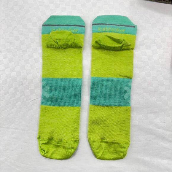 New! Men's Merino Blend Run+ Ultralight Micro Socks in Hyper/Aura - Picture 4 of 4